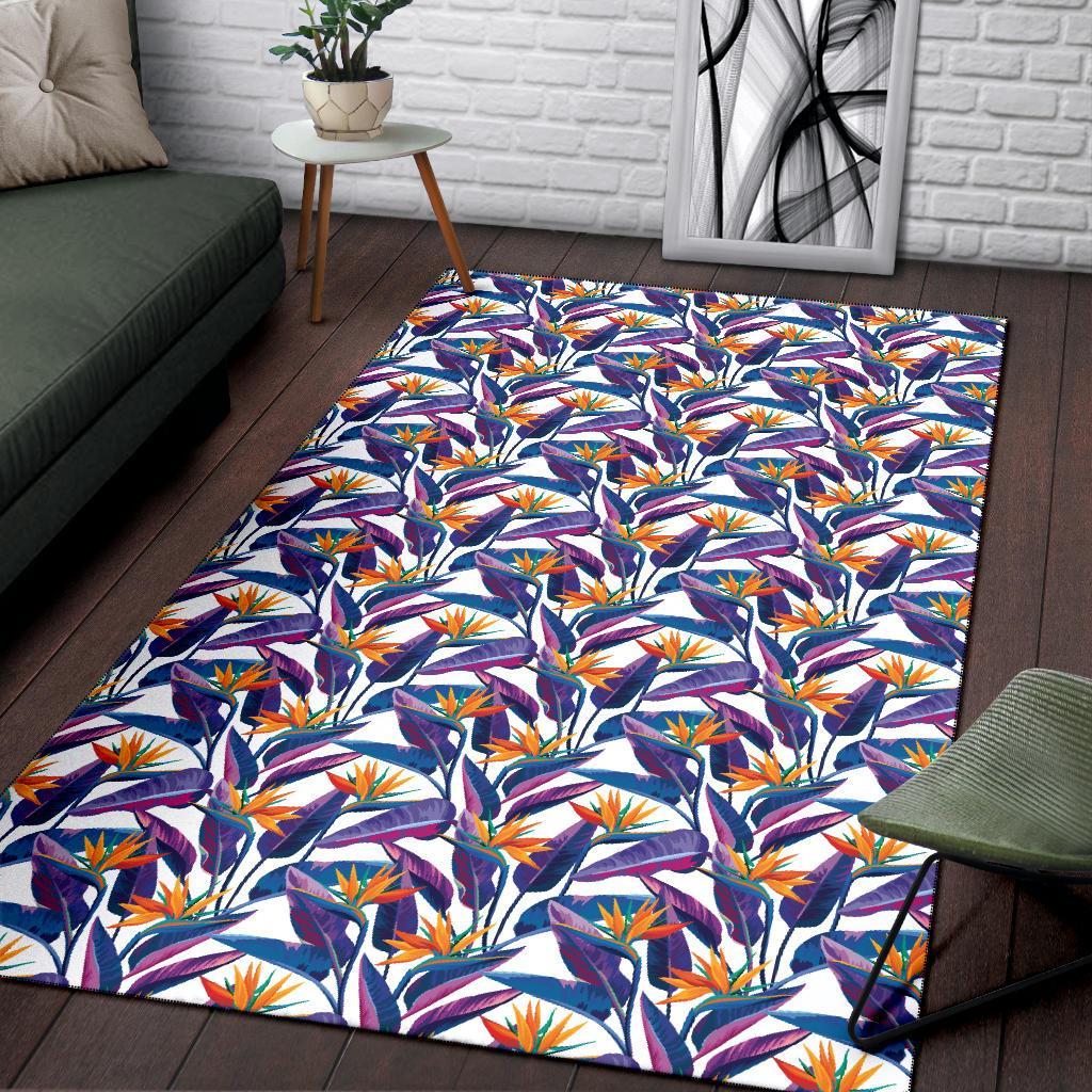 Tropical Strelitzia Rug - Polynesian Pride