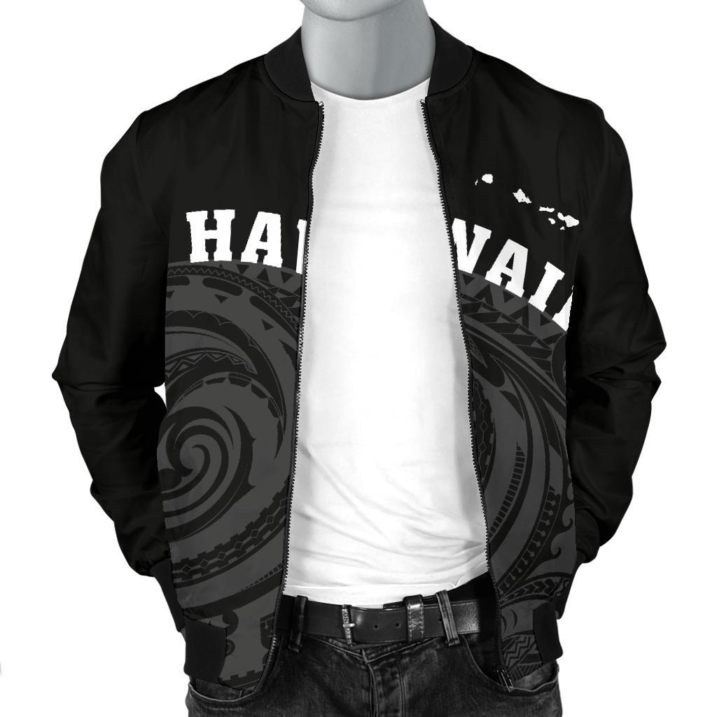 Hawaii Polynesia Men's Bomber Jacket - Tatau Style AH - Polynesian Pride
