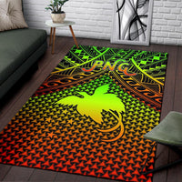 Polynesian Papua New Guinea Area Rug - Reggae Vintage Polynesian Patterns Reggae - Polynesian Pride