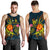New Caledonia Polynesian Personalised Men's Tank Top - Legend of New Caledonia (Blue) - Polynesian Pride