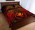 Hawaii Polynesian Quilt Bed Set - Hawaii Red Kanaka Maoli Turtle Manta Ray - Polynesian Pride