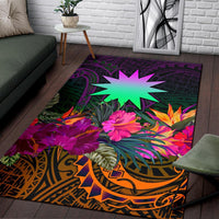 Nauru Area Rug - Summer Hibiscus - Polynesian Pride