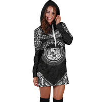Hawaii Women's Hoodie Dress - Turtle Polynesian Pattern - Polynesian Pride