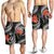 Guam Polynesian Men Shorts - Black Plumeria - Polynesian Pride