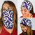 Polynesian Maori Ethnic Ornament Violet Bandana 3 - Pack - Polynesian Pride