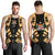 Fiji Men Tank Top - Polynesian Tattoo Gold - Polynesian Pride