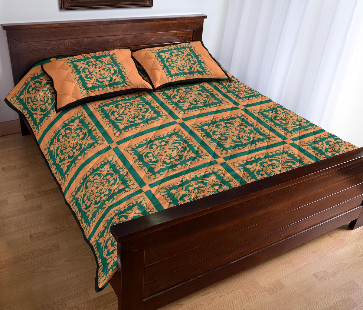 Hawaii Royal Quilt Bed Set - Hill Ver 14 - Polynesian Pride