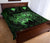 Hawaii Quilt Bed Set - Turtle Strong Pattern Hibiscus Plumeria Green AH - Polynesian Pride