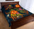 Federated States of Micronesia Polynesian Personalised Quilt Bed Set - Legend of FSM (Blue) - Polynesian Pride