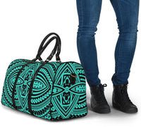 Polynesian Seamless Turquoise Hawaii Travel Bag - Polynesian Pride