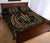 Hawaiian Kakau Honu Arc Gold Polynesian Quilt Bed Set - Polynesian Pride