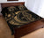 Polynesian Quilt Bed Set - Polynesian Gold Seahorse Tattoo - Polynesian Pride