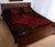 Polynesian Quilt Bed Set - Polynesian Red Shark Warrior Tattoo - Polynesian Pride