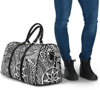 Polynesian Hawaiian Style Tribal Tattoo White Hawaii Travel Bag - Polynesian Pride