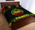 Tahiti Polynesian Quilt Bed Set - Tahiti Flag Reggae Fog Style - Polynesian Pride