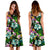 Hawaii Animals And Tropical Flowers Midi Dress - Polynesian Pride