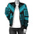 Hawaiian Kanaka Polynesian Women's Bomber Jacket Active Blue - Polynesian Pride