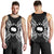 Cook Islands Polynesian Men Tank Top Map Black - Polynesian Pride
