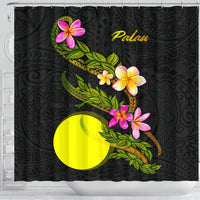 Palau Polynesian Shower Curtain - Plumeria Tribal - Polynesian Pride