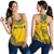 Niue Women's Racerback Tank - Polynesian Chief Flag Version - Polynesian Pride