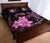 Hawaii Polynesian Turtle Plumeria Quilt Bed Set - Pog Style Pink - Polynesian Pride