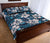 Fiji Polynesian Quilt Bed Set Tapa Hibiscus Blue - Polynesian Pride