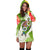 Polynesian Hawaii Women Hoodie Dress Turtle Colorful - Polynesian Pride