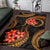 Polynesian Area Rug - Gold Plumeria - Polynesian Pride