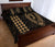 Hawaii Kakau Makau Fish Hook Polynesian Quilt Bed Set - Gold - Polynesian Pride