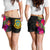 Tuvalu All Over Print Women's Shorts - Hibiscus Polynesian Pattern - Polynesian Pride