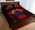 Tahiti Polynesian Quilt Bed Set Hibiscus Red - Polynesian Pride