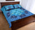 Hawaii Turtle Hibiscus Blue Quilt Bed Set - Polynesian Pride