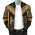 Hawaiian Kanaka Polynesian Men's Bomber Jacket Active Gold - Polynesian Pride