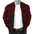 Tuvalu Polynesian Chief Men's Bomber Jacket - Red Version - Polynesian Pride