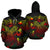 Papua New Guinea Polynesian Hoodie Turtle Hibiscus Reggae Unisex Reggae - Polynesian Pride