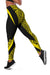 Hawaii Polynesian Leggings - Circle Style Yellow - Polynesian Pride