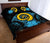 Vanuatu Polynesian Quilt Bed Set Hibiscus Blue - Polynesian Pride