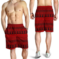 Polynesian Tattoo Tribal Red Men's Short - Polynesian Pride