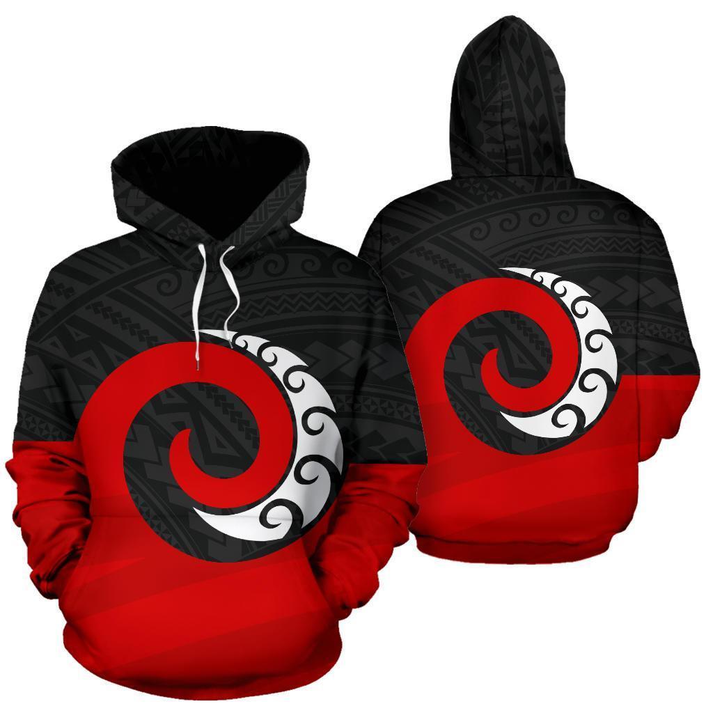 Koru Maori New Zealand Hoodie - Polynesian Pride