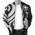 Polynesian Hawaii Men Bomber Jacket - White Tentacle Turtle - Polynesian Pride