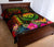 Federated States of Micronesia Polynesian Personalised Quilt Bed Set - Hibiscus and Banana Leaves - Polynesian Pride