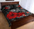 Polynesian Hawaii Quilt Bed Set - Humpback Whale with Hibiscus (White) - Polynesian Pride