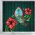 Guam Polynesian Shower Curtain - Green Turtle Hibiscus - Polynesian Pride