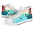 Polynesian Hawaii High - Top Shoes - View sea Hawaii with Turtle and Whale - Polynesian Pride