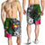 Tonga Men Shorts - Turtle Plumeria Banana Leaf - Polynesian Pride