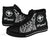 Hawaii Polynesian High Top Shoes - Hawaii Pride White Version - Polynesian Pride