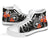Polynesian Hawaii High Top Shoes - Black Plumeria - Polynesian Pride