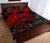 Hawaii Polynesian Quilt Bed Set - Red Kanaka Maoli Turtle - Polynesian Pride