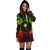 Chuuk Polynesian Hoodie Dress Map Reggae - Polynesian Pride