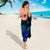 Niue Sarong - Turtle Hibiscus Pattern Blue - Polynesian Pride